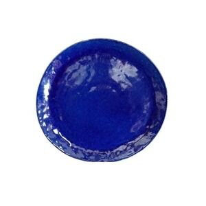 11 inch cobalt Blue dinner plate ceramic round decorative dinner plate